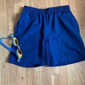 Land's End Royal Navy Swim Trunk- Small- EUC